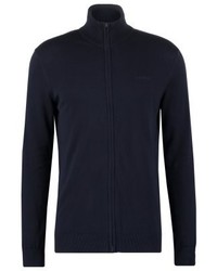 Pull à fermeture éclair bleu marine Esprit