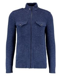 Pull à fermeture éclair bleu marine Esprit