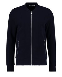 Pull à fermeture éclair bleu marine Jack & Jones