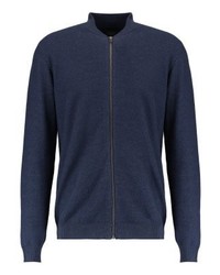 Pull à fermeture éclair bleu marine Jack & Jones