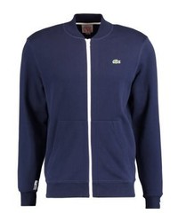 Pull à fermeture éclair bleu marine Lacoste