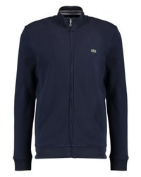 Pull à fermeture éclair bleu marine Lacoste