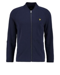 Pull à fermeture éclair bleu marine Lyle & Scott