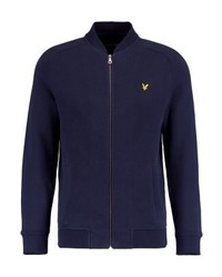 Pull à fermeture éclair bleu marine Lyle & Scott
