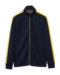 Pull à fermeture éclair bleu marine Mango