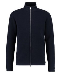 Pull à fermeture éclair bleu marine Minimum