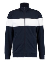 Pull à fermeture éclair bleu marine Minimum