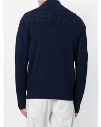 Pull à fermeture éclair bleu marine Kenzo