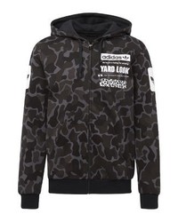 Pull à fermeture éclair camouflage multicolore adidas