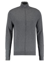Pull à fermeture éclair gris foncé Esprit