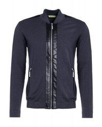 Pull à fermeture éclair gris foncé Versace