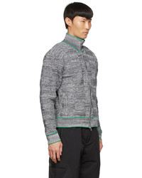 Pull à fermeture éclair gris Bottega Veneta