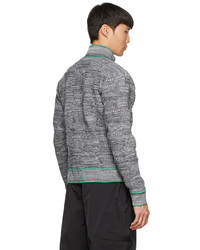 Pull à fermeture éclair gris Bottega Veneta