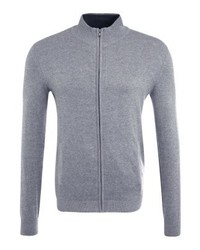 Pull à fermeture éclair gris Celio