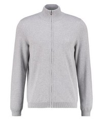 Pull à fermeture éclair gris Hugo Boss