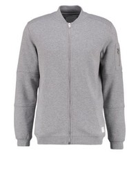 Pull à fermeture éclair gris Jack & Jones