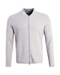 Pull à fermeture éclair gris Marc O'Polo