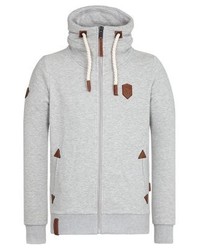 Pull à fermeture éclair gris Naketano