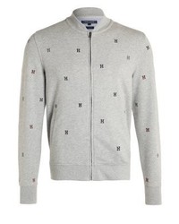 Pull à fermeture éclair gris Tommy Hilfiger