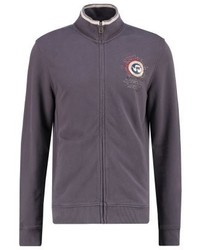 Pull à fermeture éclair imprimé gris foncé Napapijri