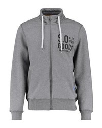 Pull à fermeture éclair imprimé gris s.Oliver
