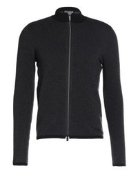 Pull à fermeture éclair noir Armani Collezioni