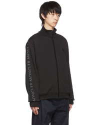 Pull à fermeture éclair noir Moncler