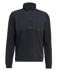Pull à fermeture éclair noir Folk