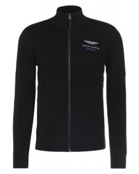 Pull à fermeture éclair noir Hackett London