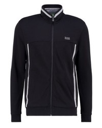 Pull à fermeture éclair noir Hugo Boss