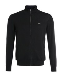Pull à fermeture éclair noir Lacoste