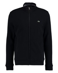 Pull à fermeture éclair noir Lacoste
