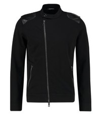 Pull à fermeture éclair noir LAGERFELD