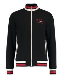 Pull à fermeture éclair noir Merc