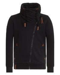 Pull à fermeture éclair noir Naketano