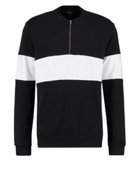 Pull à fermeture éclair noir New Look