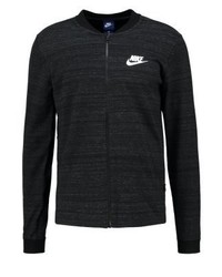 Pull à fermeture éclair noir Nike