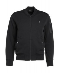 Pull à fermeture éclair noir Ralph Lauren