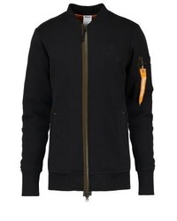 Pull à fermeture éclair noir Reebok