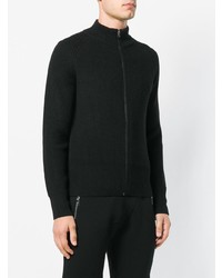 Pull à fermeture éclair noir Falke