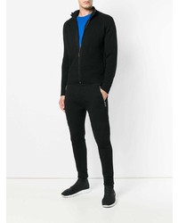 Pull à fermeture éclair noir Falke