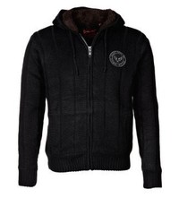 Pull à fermeture éclair noir Schott NYC