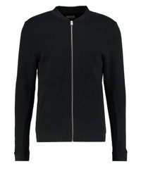 Pull à fermeture éclair noir Selected Homme