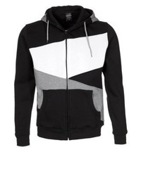 Pull à fermeture éclair noir Urban Classics