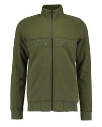 Pull à fermeture éclair olive Converse