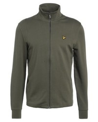 Pull à fermeture éclair olive Lyle & Scott