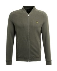Pull à fermeture éclair olive Lyle & Scott