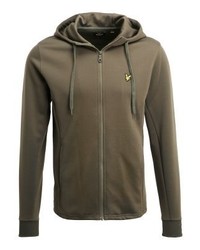 Pull à fermeture éclair olive Lyle & Scott