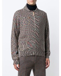 Pull à fermeture éclair olive Missoni