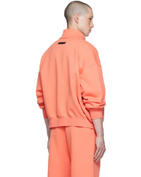Pull à fermeture éclair orange Essentials